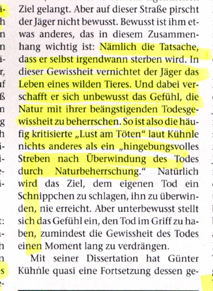 »Streben nach Überwindung des Todes«